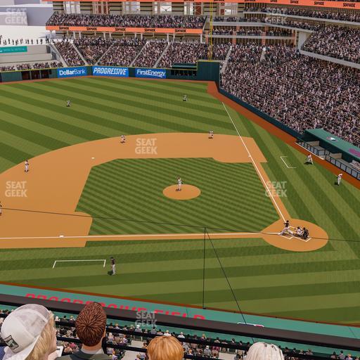 Progressive Field - Section 460 Seat View