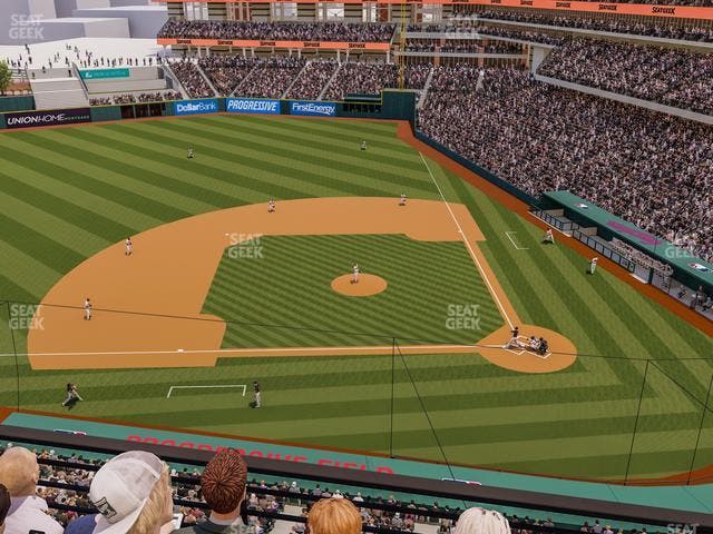 Progressive Field - Section 460 Seat View
