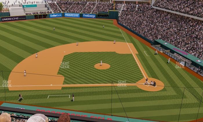 Progressive Field - Section 460 Seat View