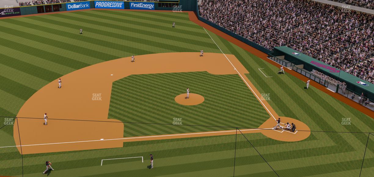 Progressive Field - Section 461 Seat View