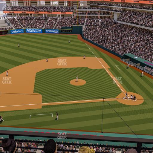 Progressive Field - Section 461 Seat View