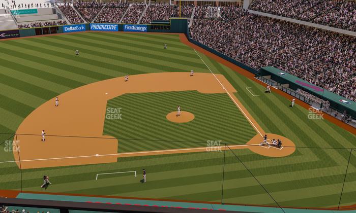 Progressive Field - Section 461 Seat View