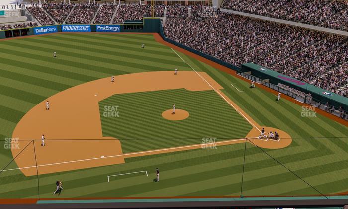 Progressive Field - Section 462 Seat View