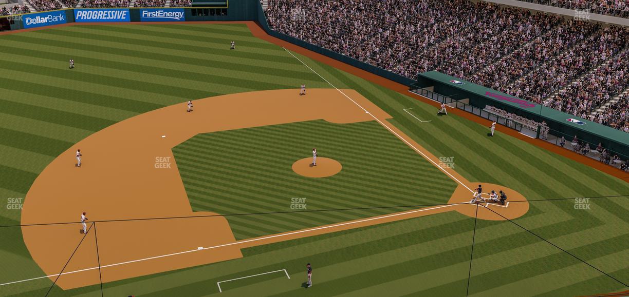 Progressive Field - Section 463 Seat View