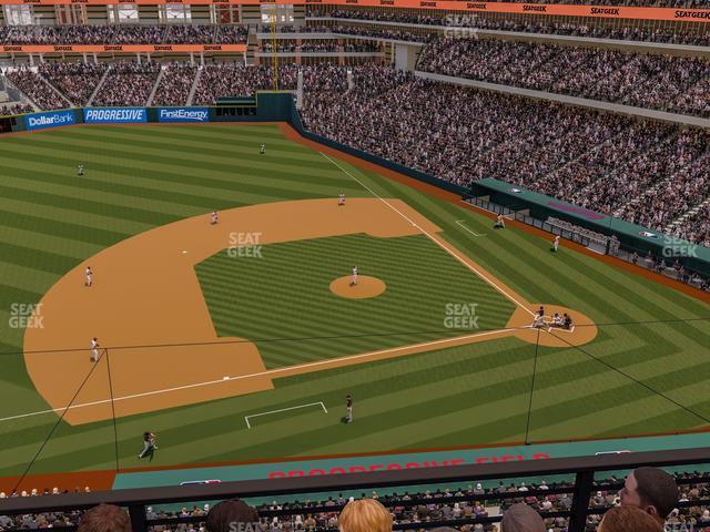 Progressive Field - Section 463 Seat View