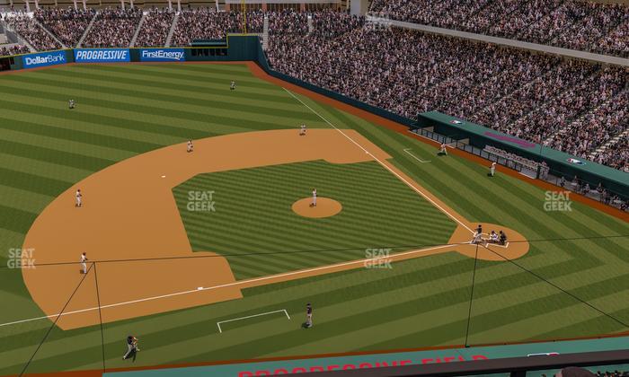 Progressive Field - Section 463 Seat View