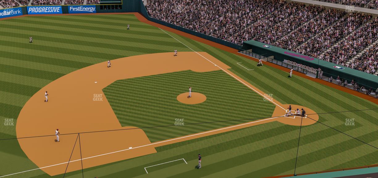 Progressive Field - Section 464 Seat View
