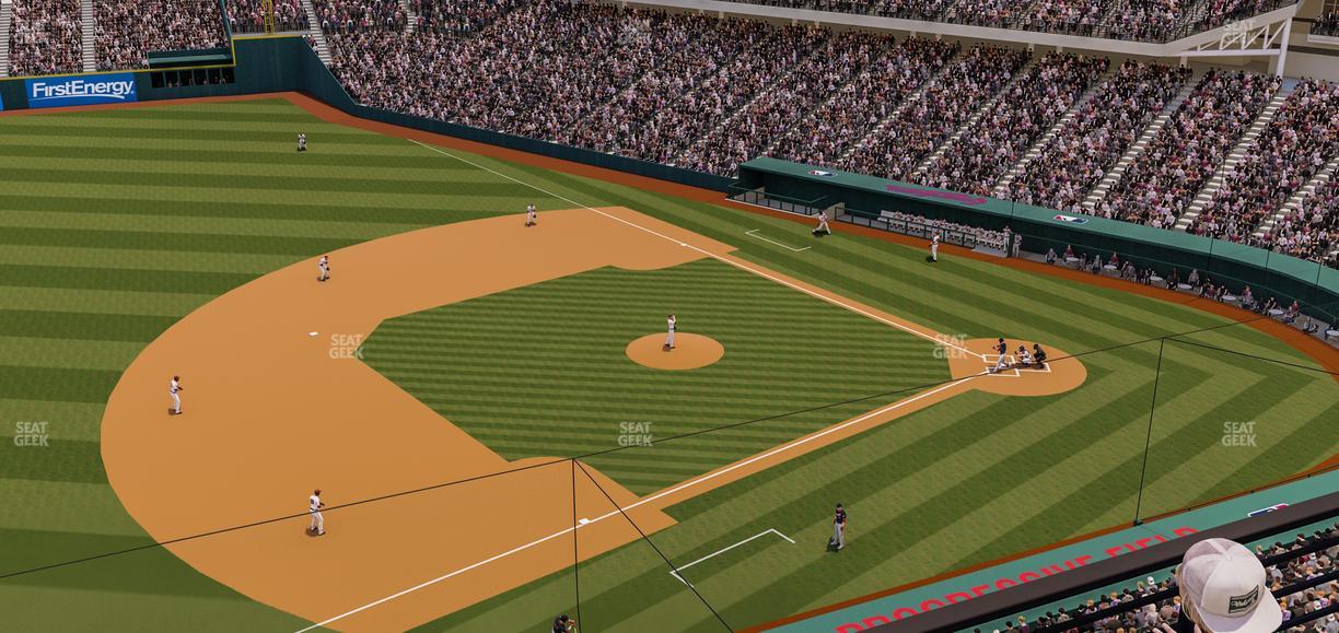 Progressive Field - Section 468 Seat View