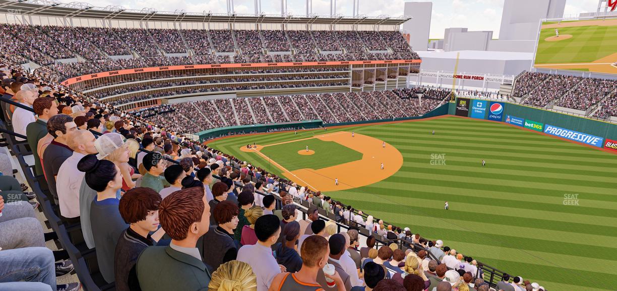 Progressive Field - Section 525 Seat View