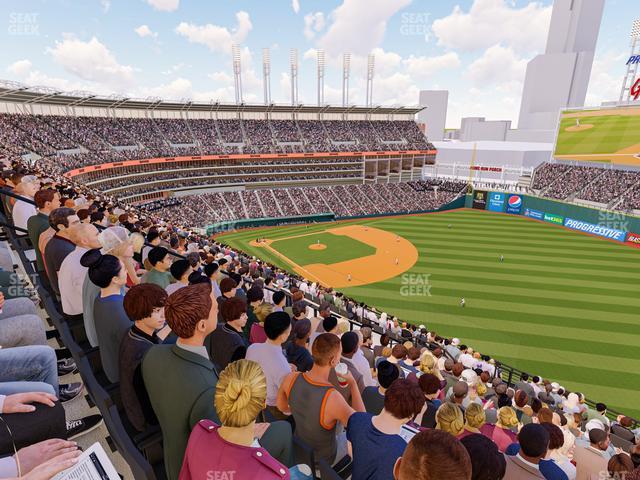 Progressive Field - Section 525 Seat View