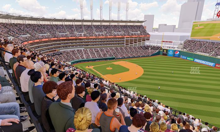 Progressive Field - Section 525 Seat View