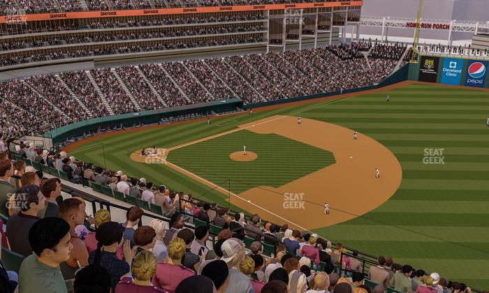 Progressive Field - Section 529 Seat View