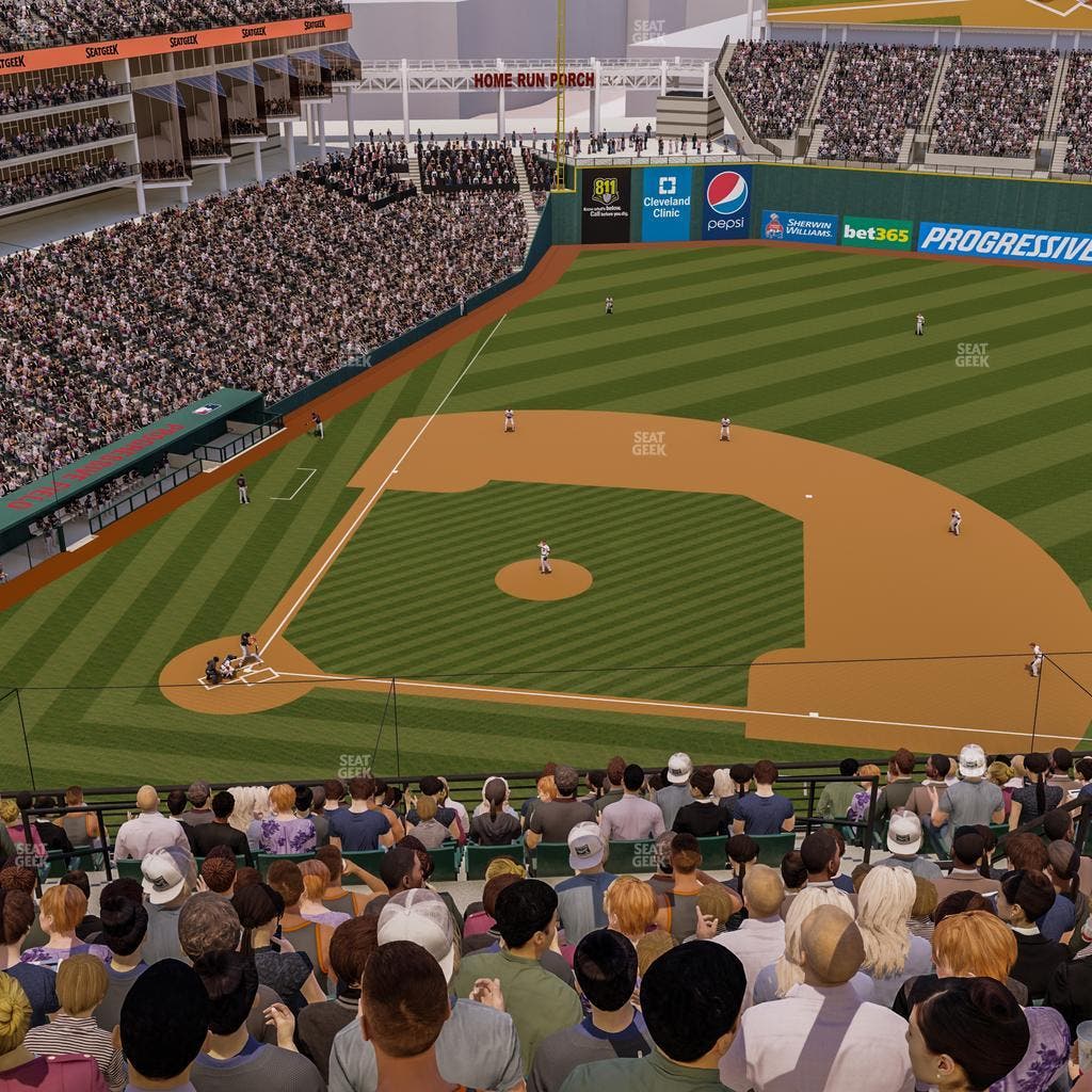 Progressive Field - Section 546 Seat View