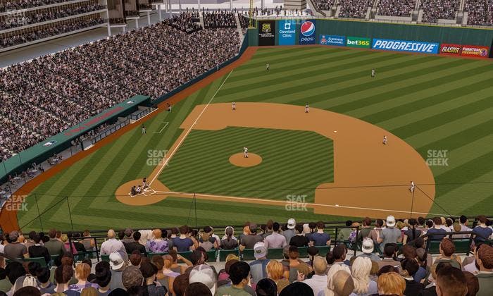 Progressive Field - Section 546 Seat View