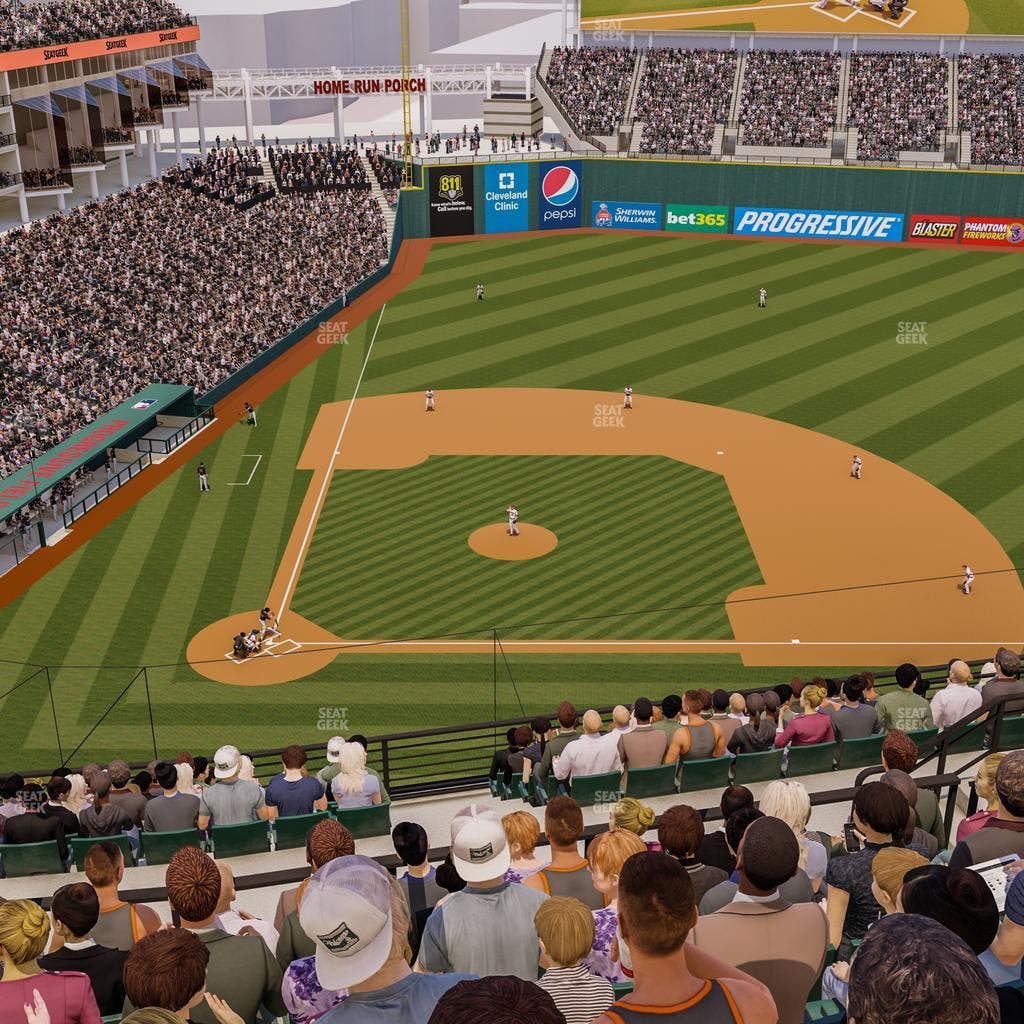 Progressive Field - Section 548 Seat View