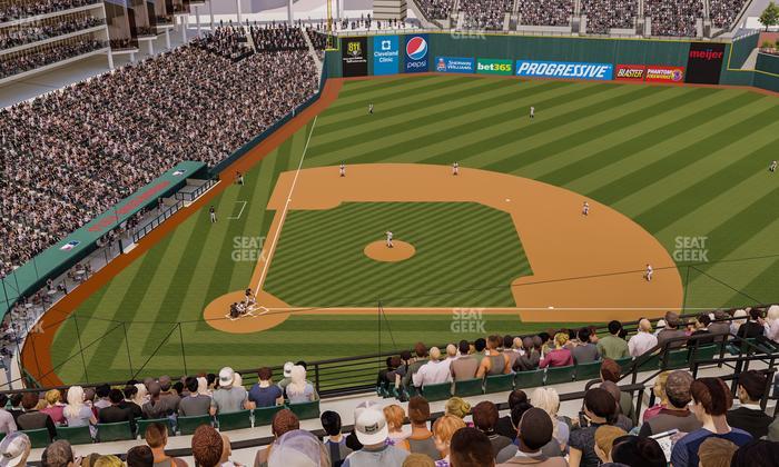 Progressive Field - Section 548 Seat View