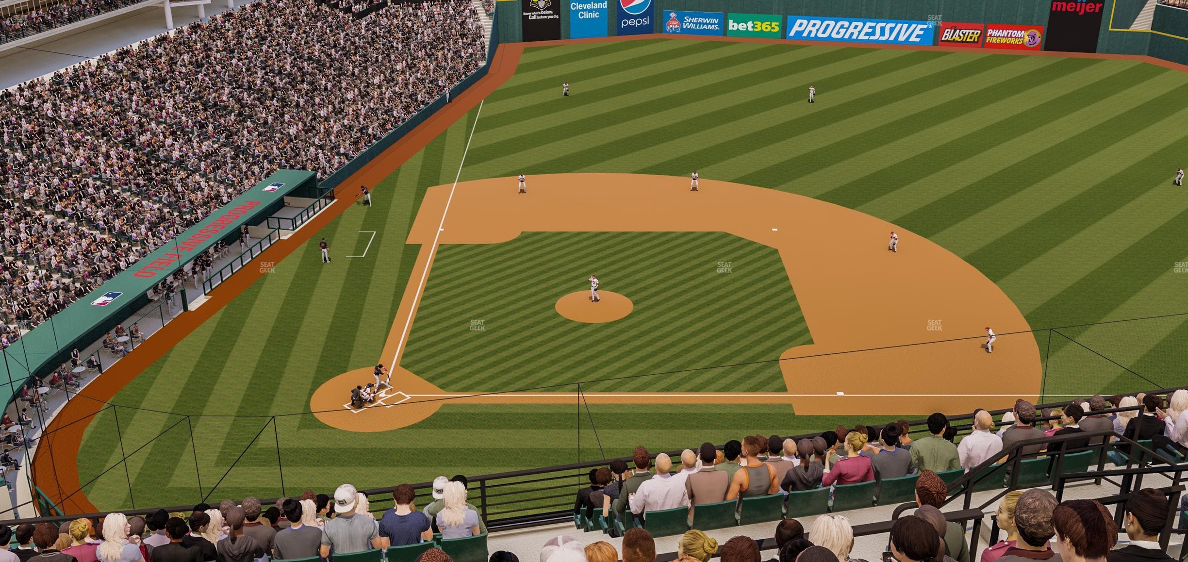 Progressive Field - Section 550 Seat View