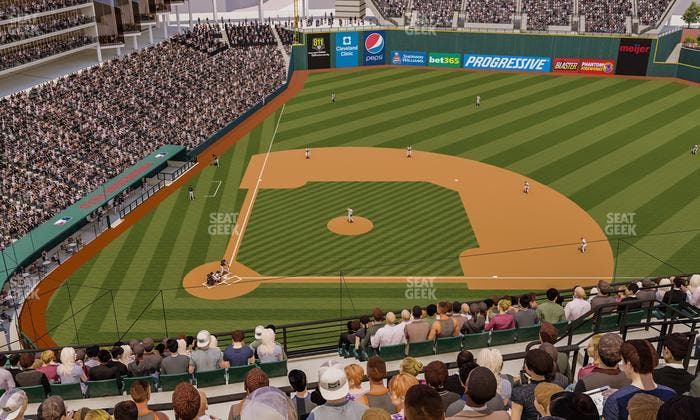 Progressive Field - Section 550 Seat View