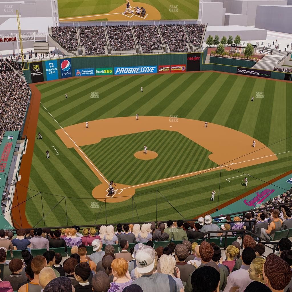 Progressive Field - Section 552 Seat View