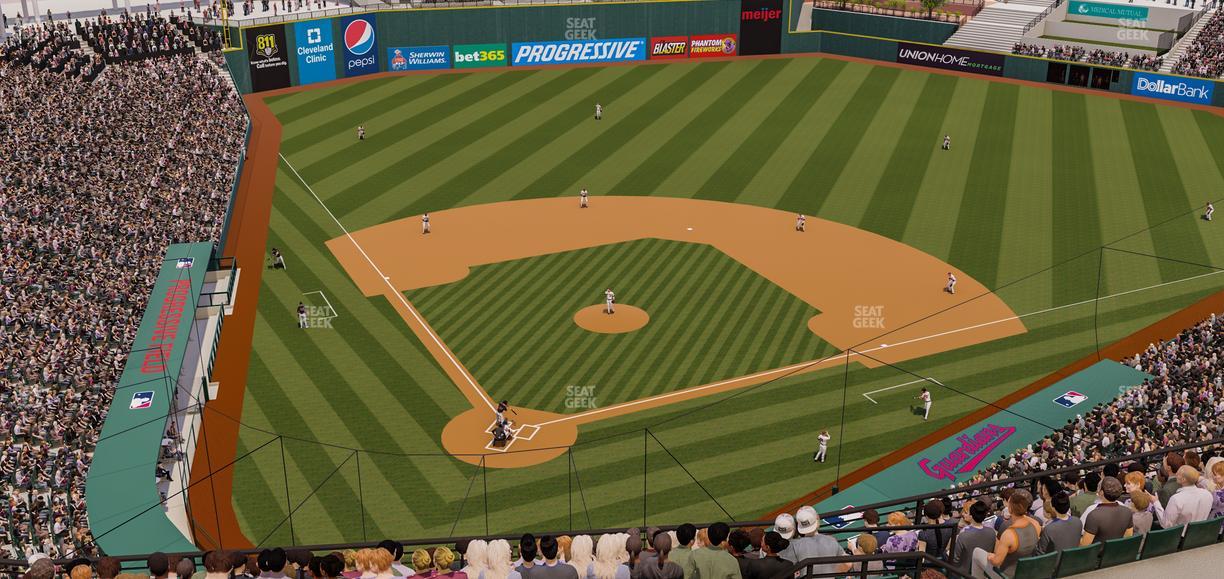 Progressive Field - Section 552 Seat View