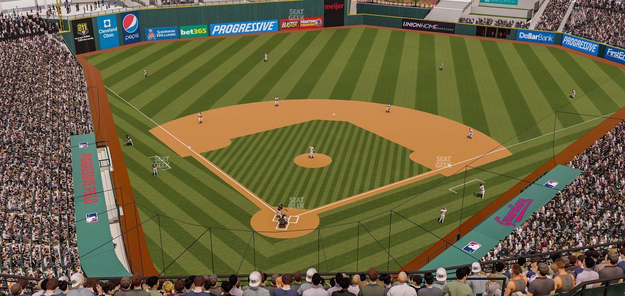 Progressive Field - Section 553 Seat View