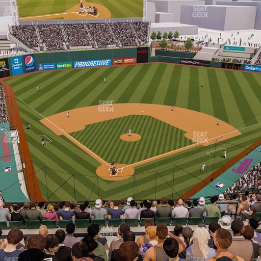 Progressive Field - Section 553 Seat View