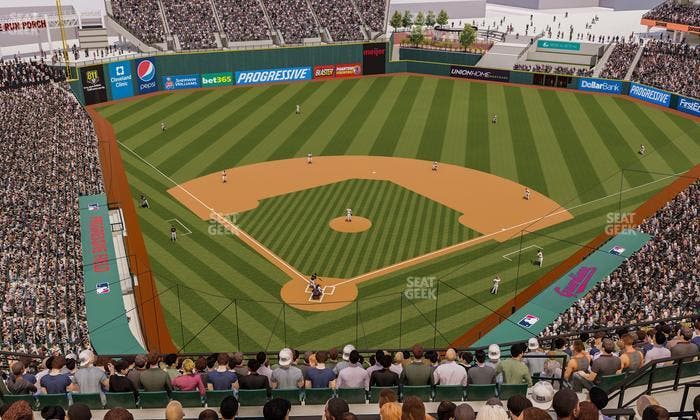 Progressive Field - Section 553 Seat View