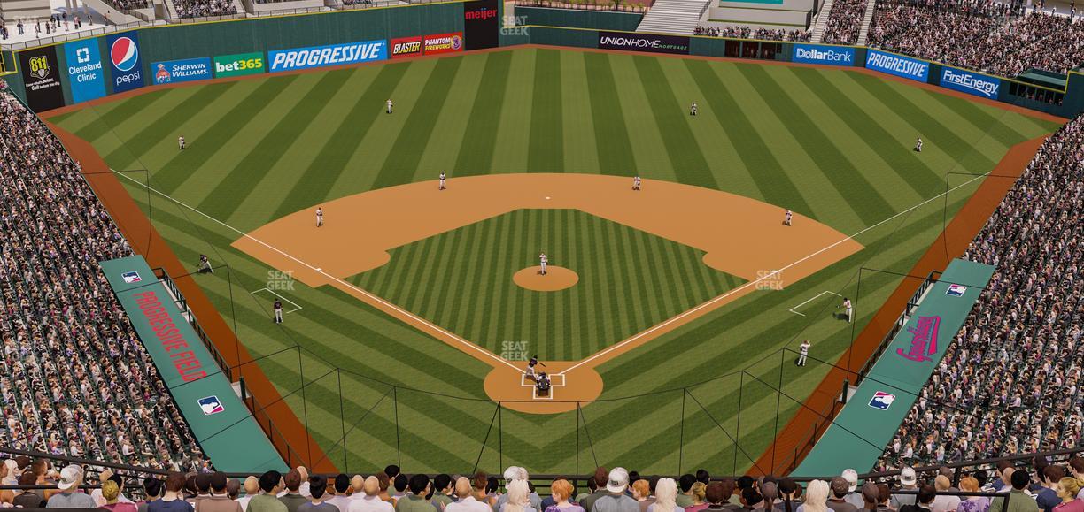 Progressive Field - Section 554 Seat View