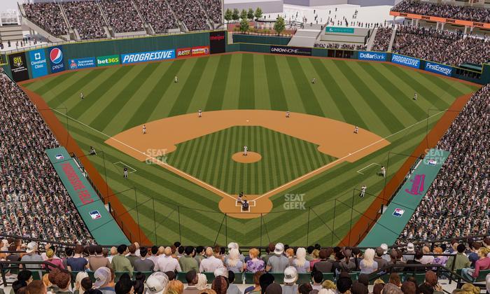 Progressive Field - Section 554 Seat View