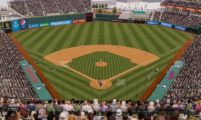 Progressive Field - Section 554 Seat View