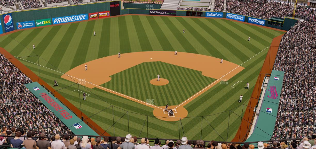 Progressive Field - Section 555 Seat View