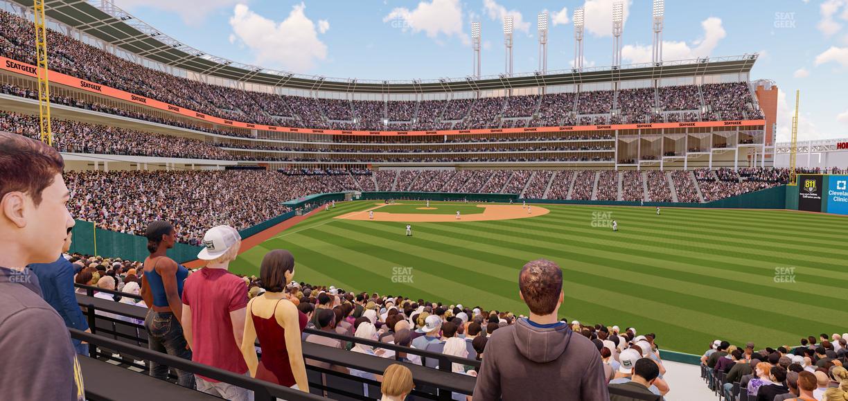 Progressive Field - Section Ga Sro Seat View