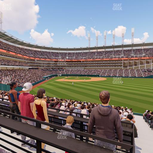 Progressive Field - Section Ga Sro Seat View