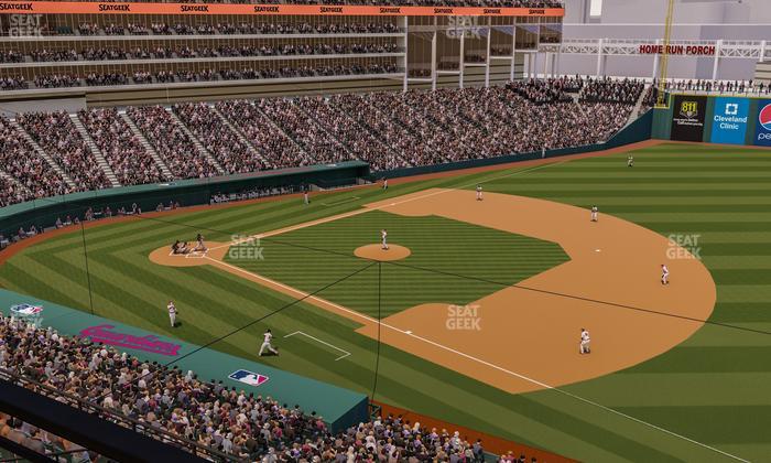 Progressive Field - Section Hargrove Seat View