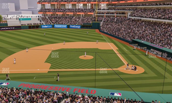 Progressive Field - Section Heritage Seat View