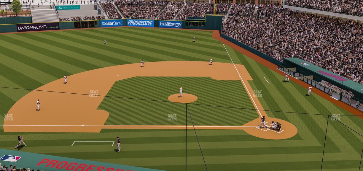 Progressive Field - Section Party Suite 1920 Seat View