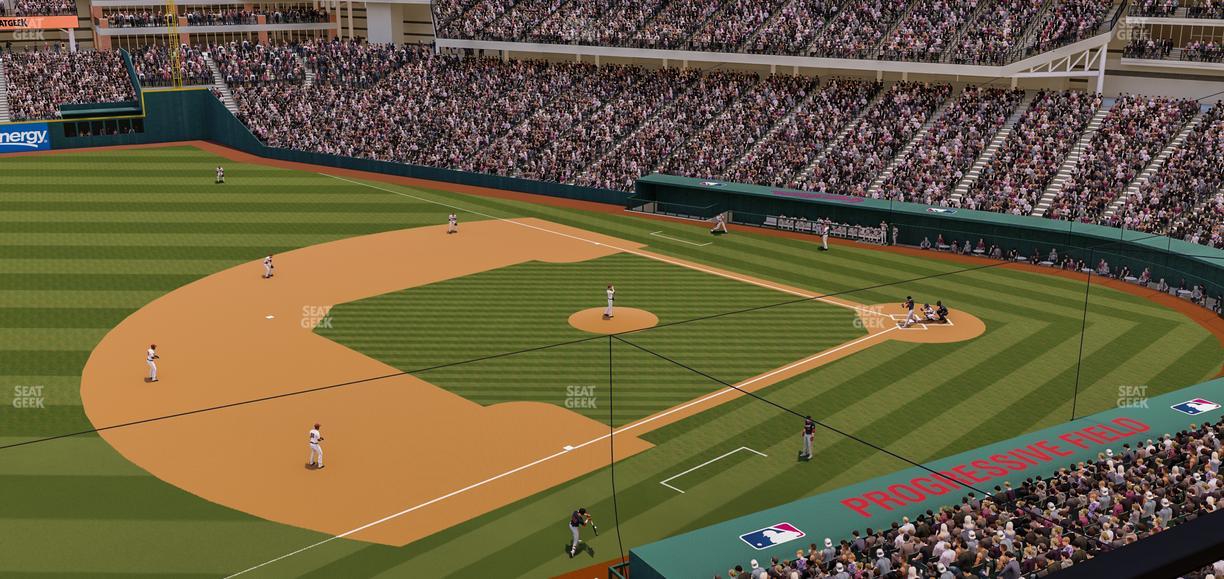Progressive Field - Section Party Suite 2016 Seat View