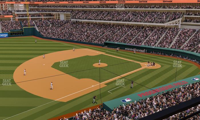Progressive Field - Section Party Suite 2016 Seat View