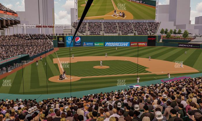 Progressive Field - Section Seatgeek Infield Box 1 Seat View
