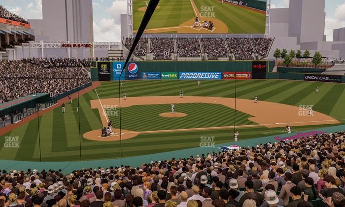 Progressive Field - Section Seatgeek Infield Box 1 Seat View