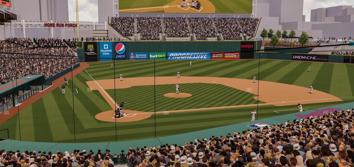 Progressive Field - Section Seatgeek Infield Box 2 Seat View