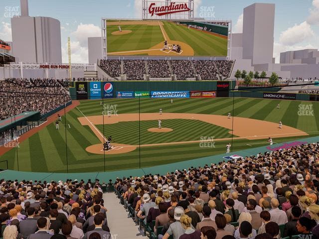 Progressive Field - Section Seatgeek Infield Box 2 Seat View
