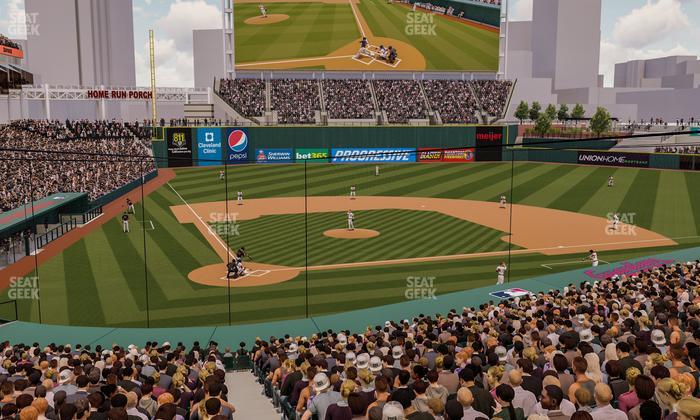 Progressive Field - Section Seatgeek Infield Box 2 Seat View