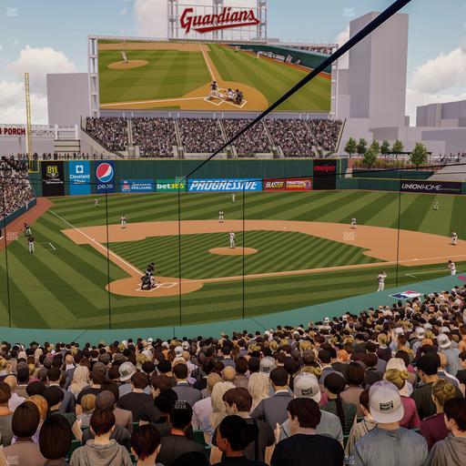 Progressive Field - Section Seatgeek Infield Box 3 Seat View