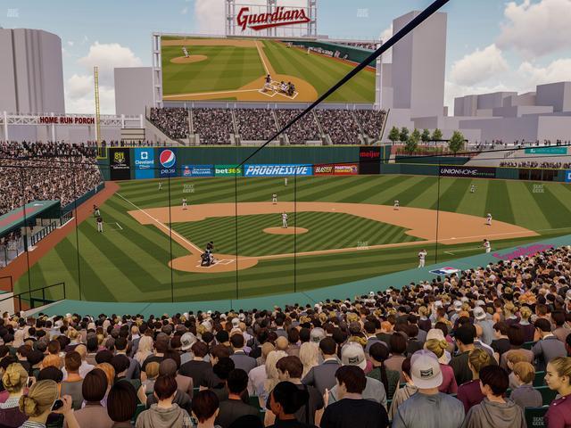 Progressive Field - Section Seatgeek Infield Box 3 Seat View