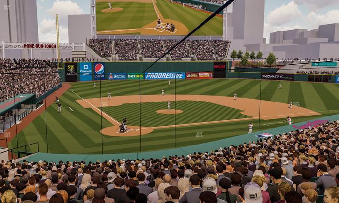 Progressive Field - Section Seatgeek Infield Box 3 Seat View