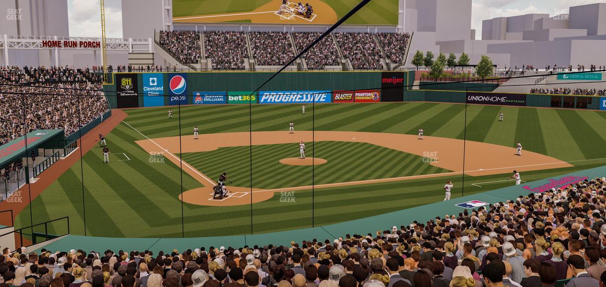 Progressive Field - Section Seatgeek Infield Box 3 Seat View