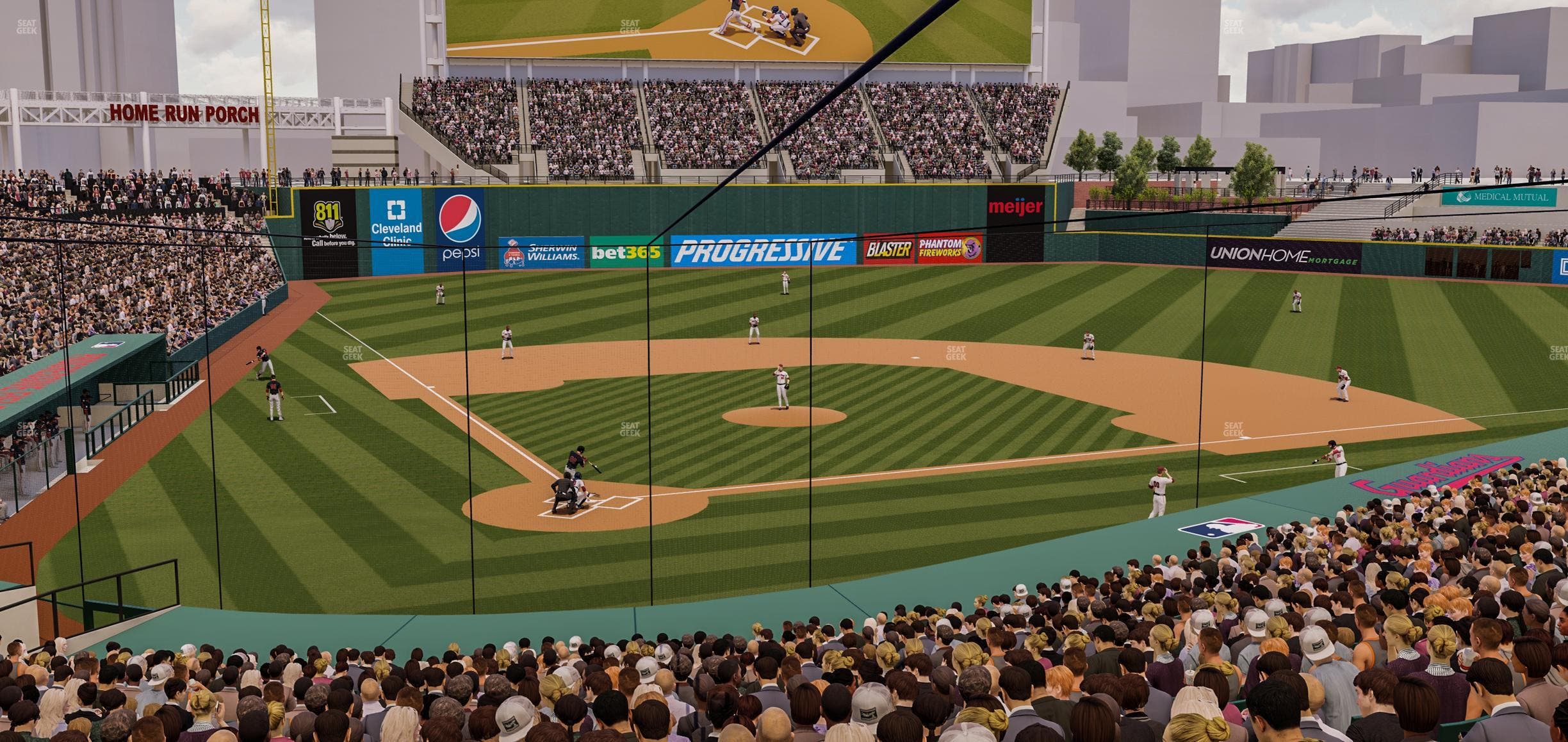 Progressive Field - Section Seatgeek Infield Box 3 Seat View