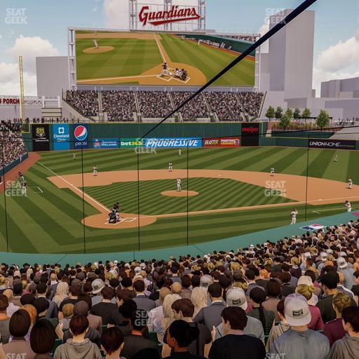 Progressive Field - Section Seatgeek Infield Box 3 Seat View