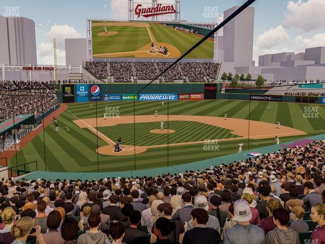 Progressive Field - Section Seatgeek Infield Box 3 Seat View